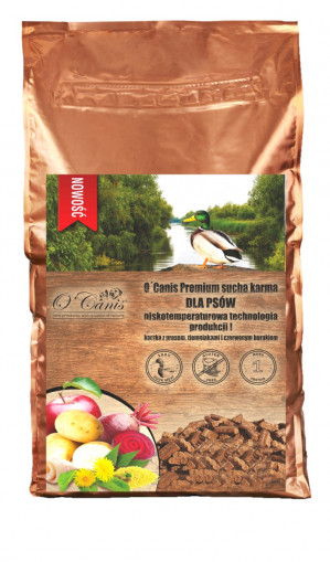 O'CANIS Duck with millet, potatoes, and red beet - suché krmivo pro psy - 1,5kg