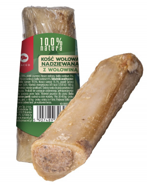 MACED Bone stuffed with beef - žvýkačka pro psa - 150g