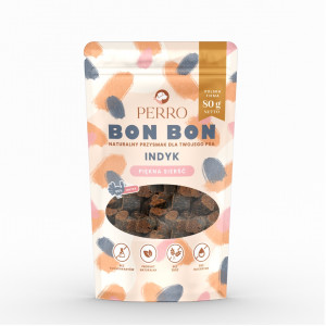 PERRO Bon Bon Turkey - pamlsek pro psa - 80g