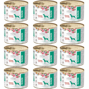 4VETS Natural Hepatic Dog - vlhké krmivo pro psy - 12x185g
