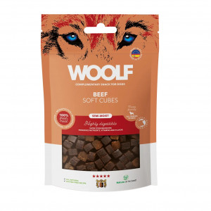 WOOLF Soft Cubes Beef - pamlsek pro psa - 100g