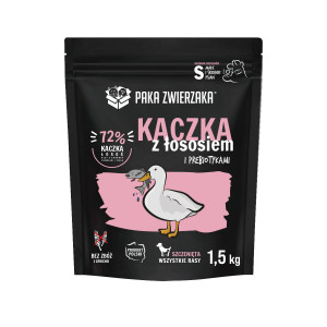 PAKA ZWIERZAKA Puppy Duck with salmon S - suché krmivo pro psy - 1,5kg