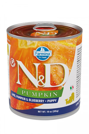 Mokré krmivo pro psy - FARMINA N&D DOG LAMB&PUMPKIN&BLUEBERRY PUPPY 285g
