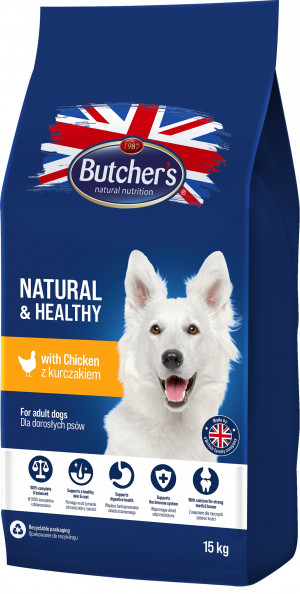 Butcher's Pet Care 5011792002061 suché krmivo pro psy 15 kg Dospělý jedinec Kuřecí maso