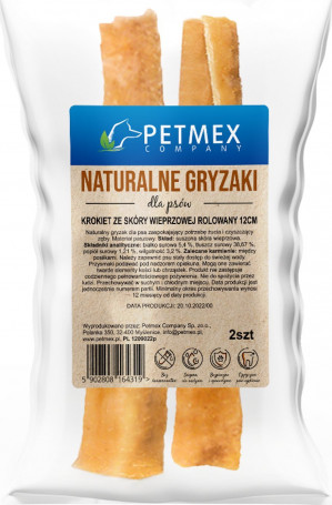 PETMEX Rolled Pork Skin Croquet - pamlsek pro psa - 65g