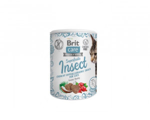 BRIT Care Cat Snack Superfruits Insect - pamlsek pro kočky - 100 g