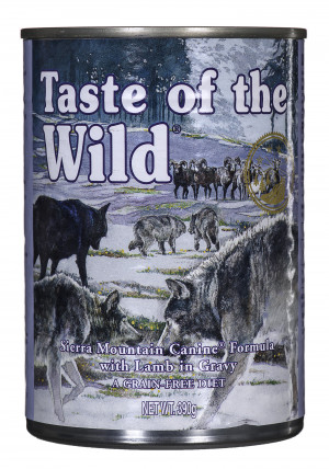 TASTE OF THE WILD Sierra Mountain - Mokré krmivo pro psy - 390 g