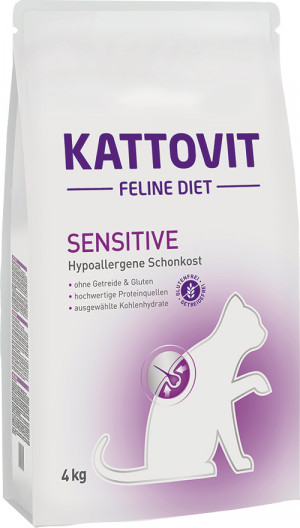 Kattovit Sensitive 4kg suché krmivo pro kočky Adult