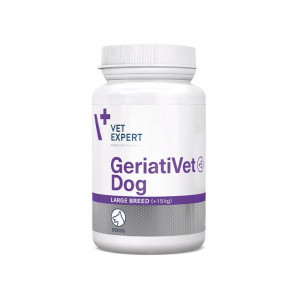 VET EXPERT GeriatiVet Dog Large Breed - podpůrný přípravek pro starší psy - 45 kapslí.