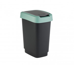 ROTHO Twist Green - odpadkový koš – 50l