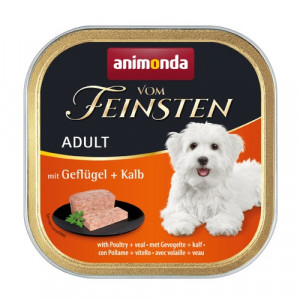 ANIMONDA Vom Feinsten Adult Poultry and veal - mokré krmivo pro psy - 150g
