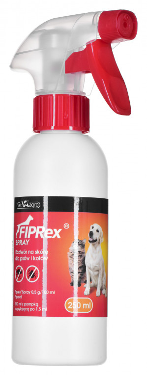FIPREX Sprej proti blechám a klíšťatům pro psy a kočky - 250 ml