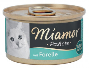 MIAMOR Pastete Trout - mokré krmivo pro kočky - 85g