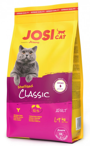 JOSERA JosiCat Sterilised Classic - suché krmivo pro kočky - 1,9 kg 