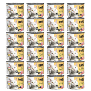 BULTI Rich in turkey - mokré krmivo pro kočky - 24x200g