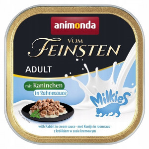 ANIMONDA Vom Feinsten Adult Rabbit in cream sauce - mokré krmivo pro kočky - 100g