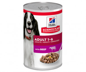 HILL'S Science Plan Canine Adult Beef - Mokré krmivo pro psy - 370 g