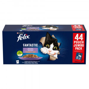 PURINA Felix Fantastic Mix in jelly - mokré krmivo pro kočky - 44 x 85g
