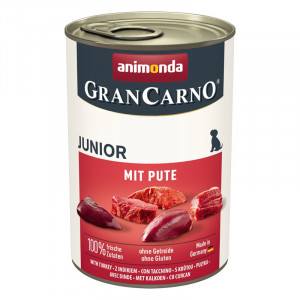 ANIMONDA GranCarno Junior with turkey - mokré krmivo pro psy - 400g