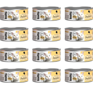 BULTI Rich in turkey - mokré krmivo pro kočky - 12x85g