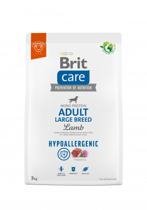 BRIT Care Hypoallergenic Adult Large Breed Lamb - suché krmivo pro psy - 3 kg