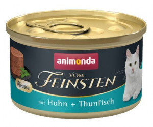 ANIMONDA Vom Feinsten Mousse Chicken and Tuna - vlhké krmivo pro kočky - 85 g