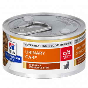 HILL'S PD Feline c/d Urinary Stress Stews - mokré krmivo pro kočky - 82 g 