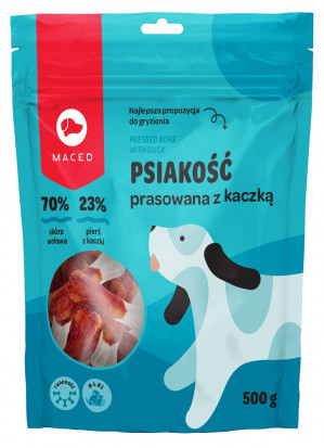 MACED Pressed bone with duck - žvýkačka pro psy - 500g