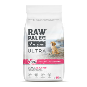 RAW PALEO Ultra Pork Medium & Large Puppy - suché krmivo pro psy - 10kg