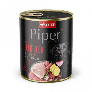 DOLINA NOTECI Piper Animals with beef liver and potatoes - vlhké krmivo pro psy - 800g