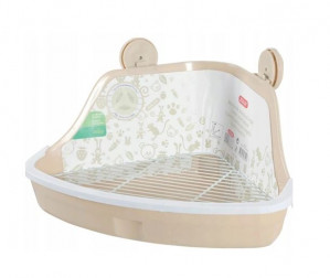 ZOLUX Malé rohové WC 320x250x150 mm béžové