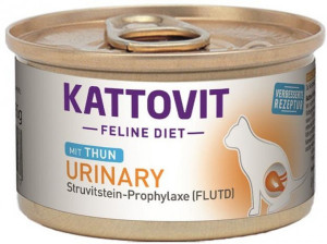 KATTOVIT Feline Diet Urinary Tuna - mokré krmivo pro kočky - 85g