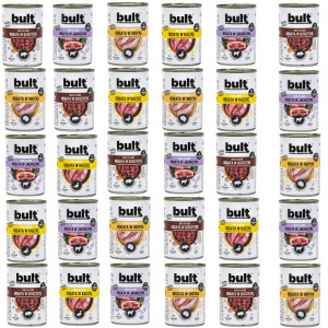 BULT MIX 4 PŘÍCHUTĚ - mokré krmivo pro psy - 30x800g