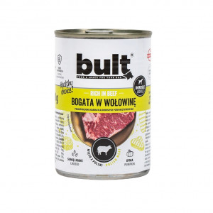 BULT Rich in beef - vlhké krmivo pro psy - 400g