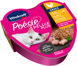 VITAKRAFT POESIE DELICE PLUS Kuře - mokré krmivo pro kočky - 85g