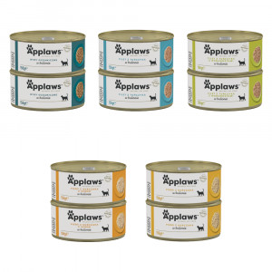 APPLAWS Mix Samks - mokré krmivo pro kočky - 10x156g