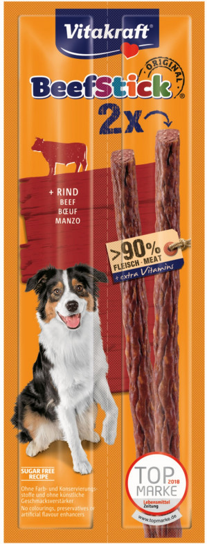 VITAKRAFT Beef Stick Beef - pamlsek pro psa - 2 x 12g