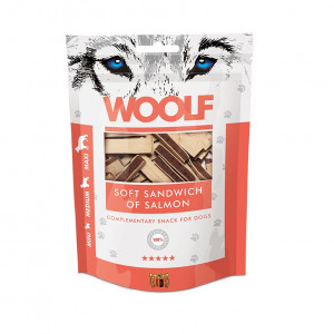 WOOLF Soft Sandwich of Salmon - pamlsek pro psa - 100g