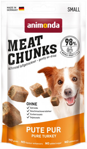 ANIMONDA Meat Chunks Turkey - pamlsek pro psa - 60g