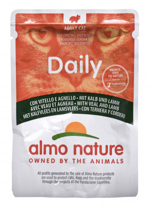 Almo Nature Daily Telecí a jehněčí maso 70 g