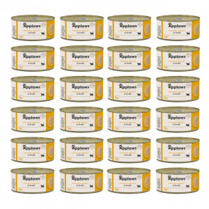 APPLAWS Chicken breast in broth - mokré krmivo pro kočky - 24x70g