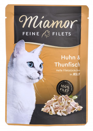 Miamor šťavnaté krmivo pro kočky Kuře s tuňákem 100 g