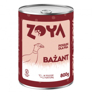 ZOYA Pheasant - vlhké krmivo pro psy - 800g