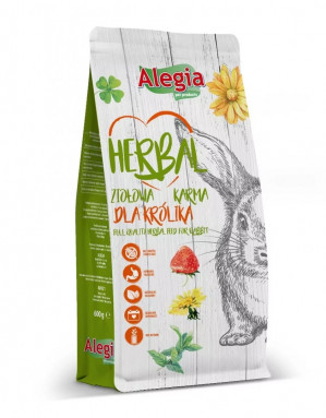 ALEGIA Bylinné suché krmivo pro králíky - 600g