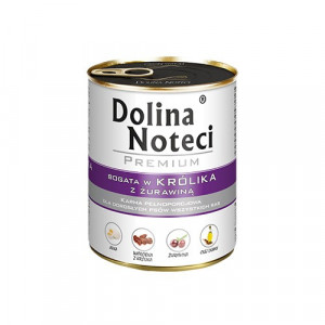DOLINA NOTECI Premium Rich in rabbit with cranberries - Mokré krmivo pro psy - 800 g