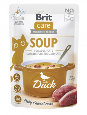 BRIT Care Soup Duck - polévka pro kočku - 75g