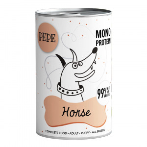 PAKA ZWIERZAKA Pepe Horse - vlhké krmivo pro psy - 400g