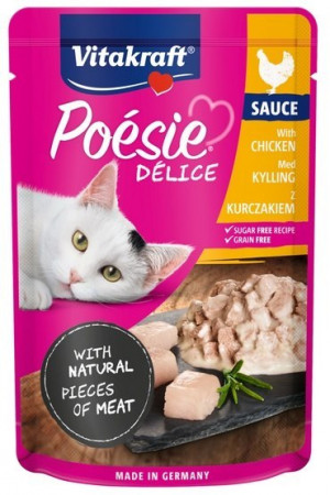 VITAKRAFT POESIE DELICE kuře - vlhké krmivo pro kočky - 85 g