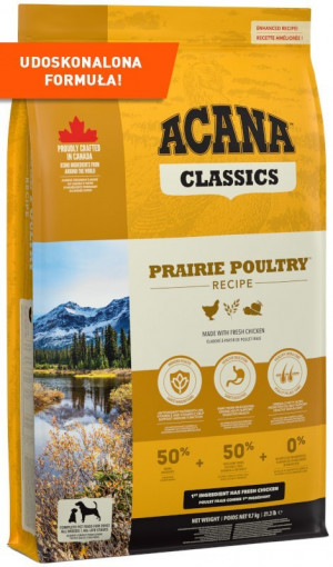 ACANA Classics Prairie Poultry - suché krmivo pro psy - 9,7 kg