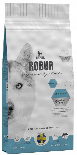 BOZITA Robur Grain Free Reindeer - suché krmivo pro psy - 11,5kg